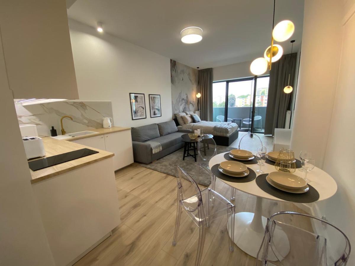 Apartamenty Hanza Tower Gold ชเตชชิน ภายนอก รูปภาพ