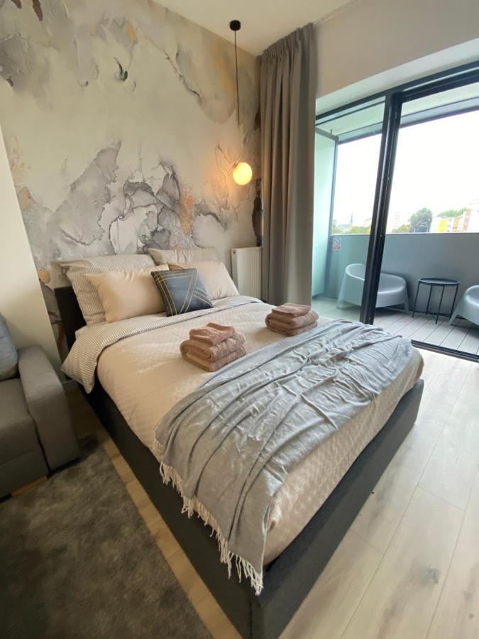 Apartamenty Hanza Tower Gold ชเตชชิน ภายนอก รูปภาพ